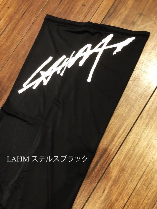 LAHM SUNMASK & neck gaiter LAHM official logo